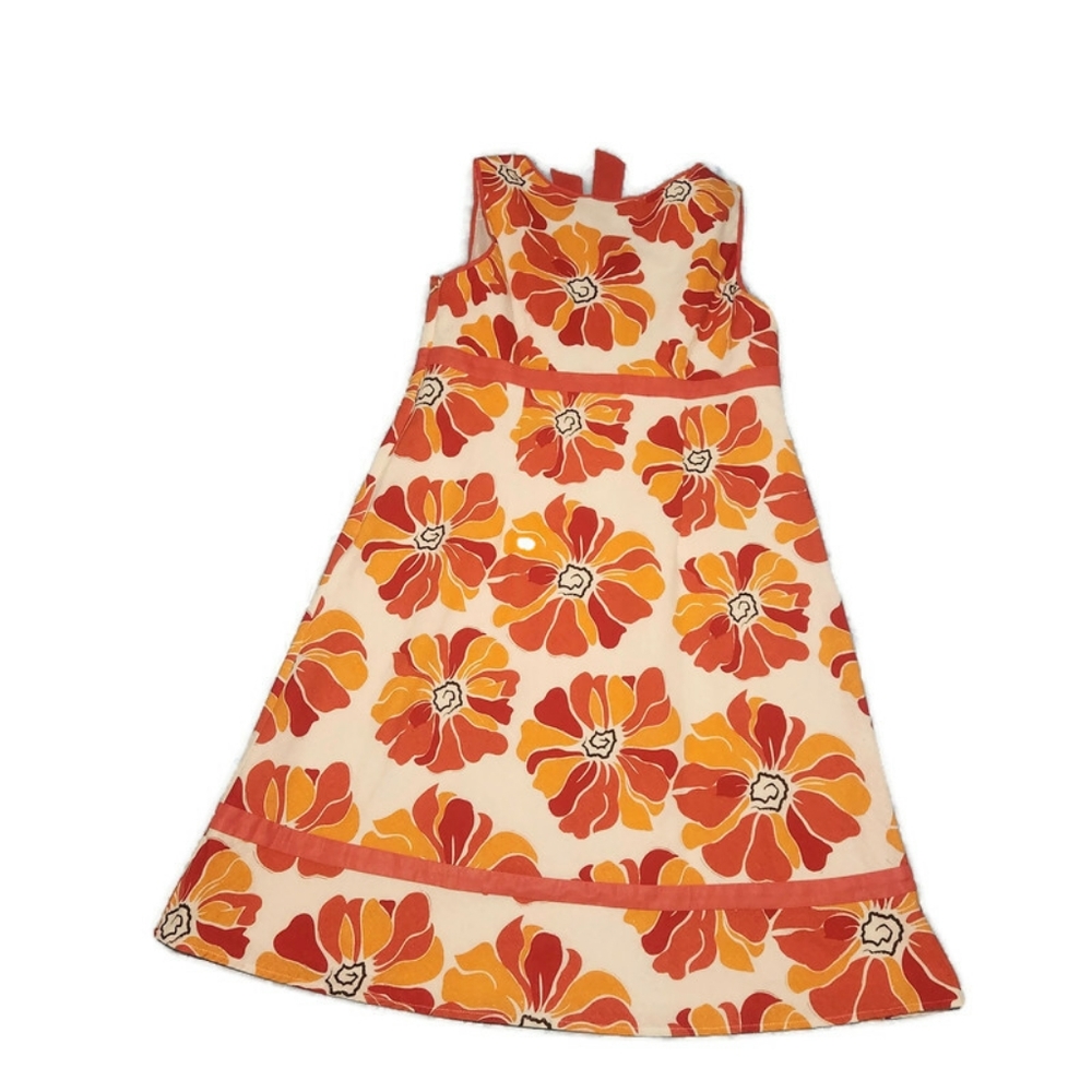 Cato Size 14 White Fit and Flair Sundress with Floral Pattern - Picture 9 of 16